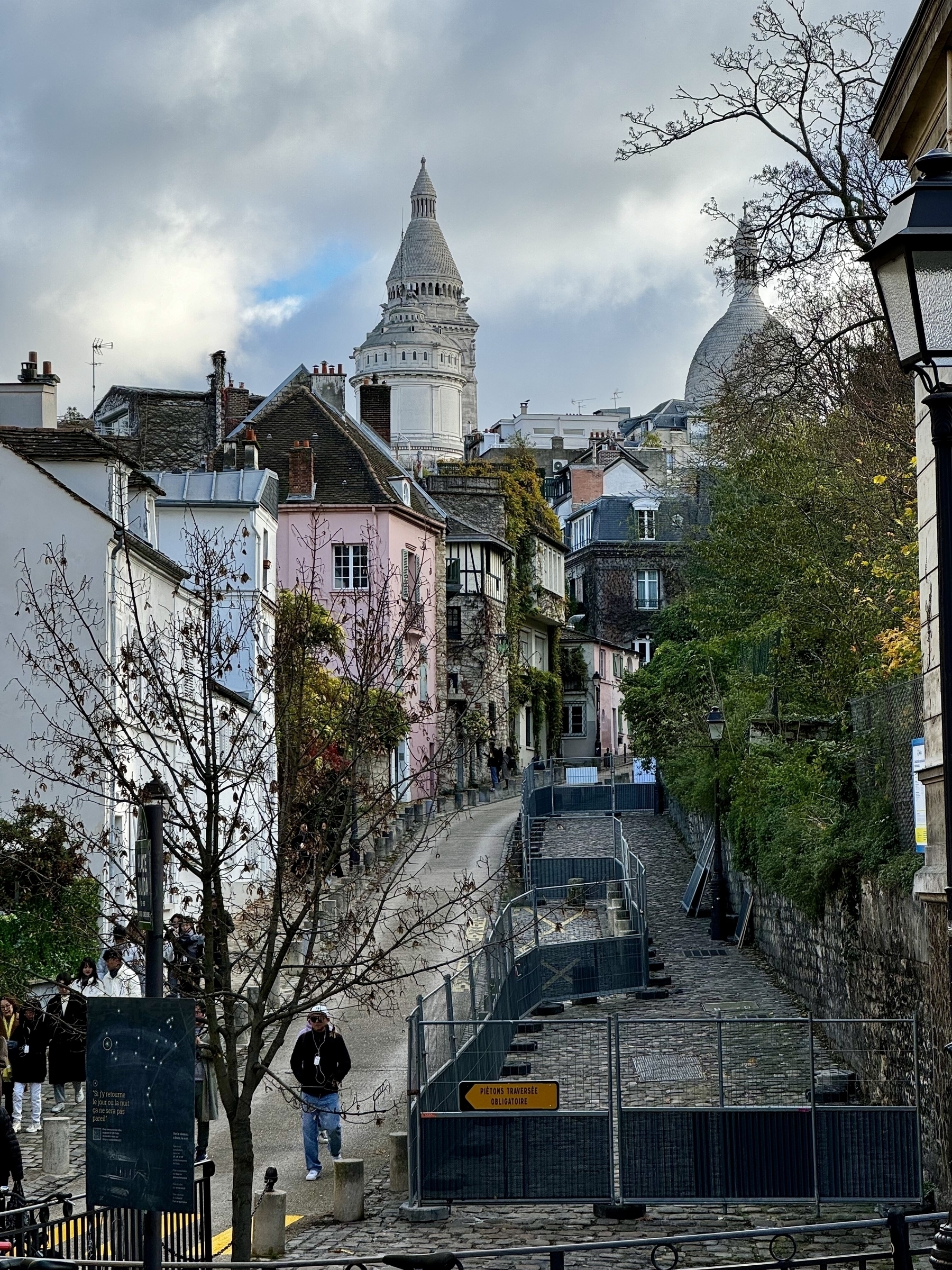 Quaint street in Montmarre